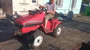 японский минитрактор HONDA