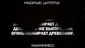 Мудрые Слова Пророка Мухаммада .Последний Посланник Аллаха .Цитаты , Афоризмы ,Пословицы.