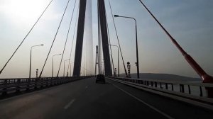 Самый длинный вантовый мост в мире на остров Русский