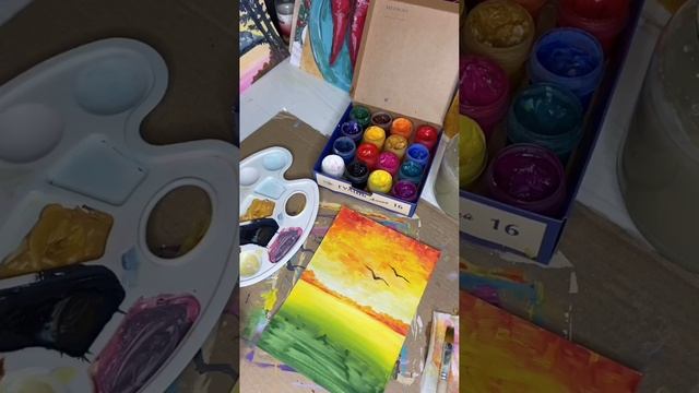 Видео-урок гуашью Рисуем Полевые цветы