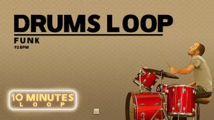 FREE DRUMS LOOP - Funk - 92 BPM 🥁