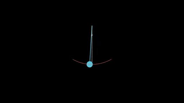Simple Pendulum Animation in Python Manim