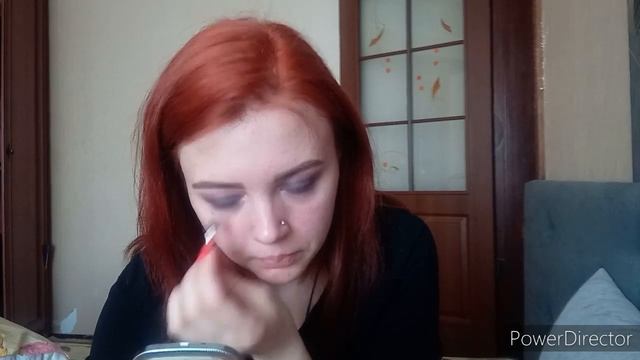 Вечерний макияж в темных оттенках
