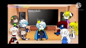 Undertale & AU's ~ (Undertale reacts to Sans AU's theme) Ep 4 part 1