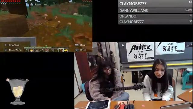 Bday Stream - Making a Song while Kate plays Minecraft! バースデーライブ・作曲します（ギター＋ベース） смотреть онлайн