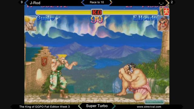 King of GGPO Fall 2012 - Race to 10  Grudge Matches Super Turbo