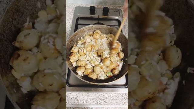 Жареные ПЕЛЬМЕНИ с ГАВАЙСКОЙ СМЕСЬЮ,ОЧЕНЬ ВКУСНО !