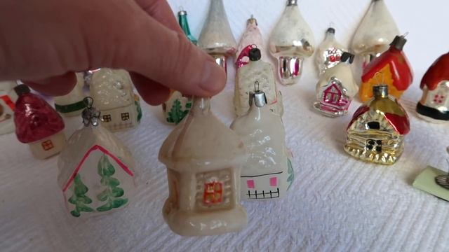 ?Домик в деревне. А что еще надо?  /  старинные eлочные игрушки СССР / винтажные смотреть онлайн