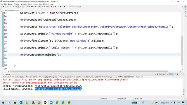 #19 Handling Multiple Windows/Tabs In Selenium | Selenium WebDriver Tutorial for Beginners