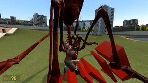 Siren Head vs House Head vs Living Building in Garrys mod!