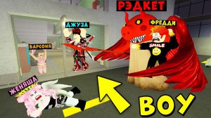 РЭД КЕТ УСТРОИЛ ОХОТУ НА ЮТУБЕРОВ! Побег Ютуберов от Пигги в Роблокс | Piggy Roblox