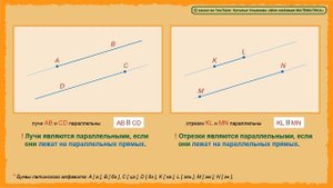Пересекающиеся и параллельные прямые, лучи, отрезки. Задачи. Геометрия. Математика 2 класс.