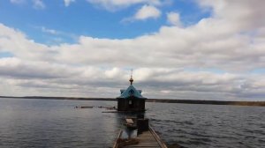 Республика Карелия. Важеозеро.   Часовня Важеозерского монастыря. Важеозерский монастырь.