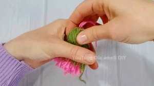 It's so Beautiful ?? Super Easy Flower Craft Ideas with Wool - DIY Amazing Yarn Flowers