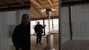 Видео-обзор на уличный инфракрасный обогреватель гриб ( зонт)