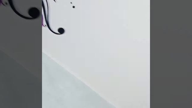 Сатиновый натяжной потолок с фотопечатью по углам.Ширина потолка 4 метра! смотреть онлайн