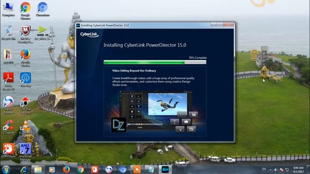 How To Install The Cyberlink Powerdirector 15 Ultimate And Activate. смотреть онлайн