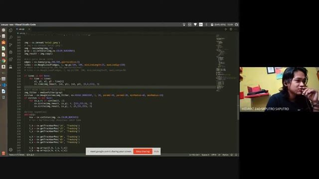 SEGMENTASI WARNA HSV DAN DETEKSI OBJEK METODE HOUGH смотреть онлайн