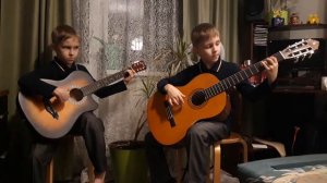 Дуэт гитаристов. "Аранхуэс" Родриго.