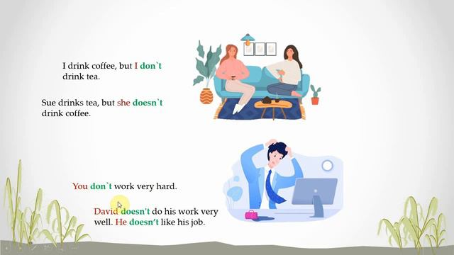 Present Simple Negative. Заперечення в теперішньому часі в англійській мові смотреть онлайн