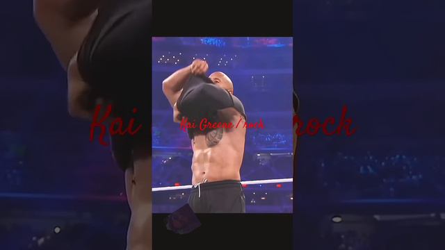 Kai Greene vs rock 💪💪💪💪👑👑#wwe #randyorton #wweraw #wrestling #therock #sho