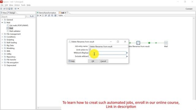 Demonstration of a PDI job in Pentaho | Pentaho PDI смотреть онлайн