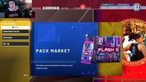 ONE STEP CLOSER TO GETTING GALAXY OPAL DANNY GRANGER + FREE FLASH 5 PACK IN NBA2K22 MYTEAM-NMS #87