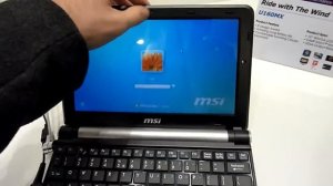 MSI Wind U160MX Netbook Hands On