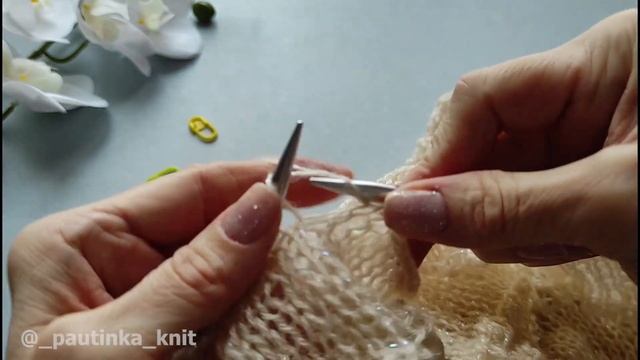 Мастер-класс. Выбирайте: Топ или Джемпер #_pautinka_knit #джемпер_спицами #топспицами #knit