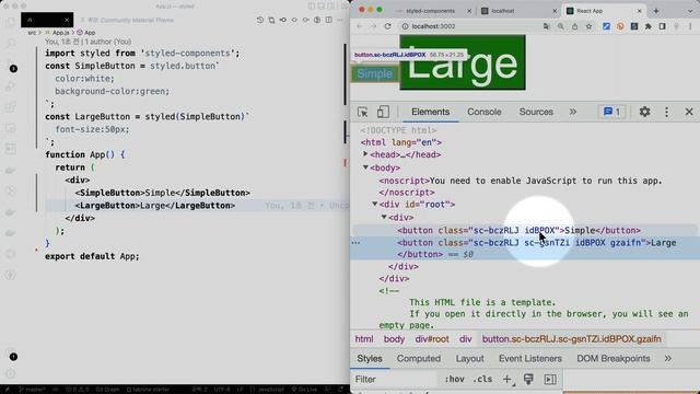 React - Styled components