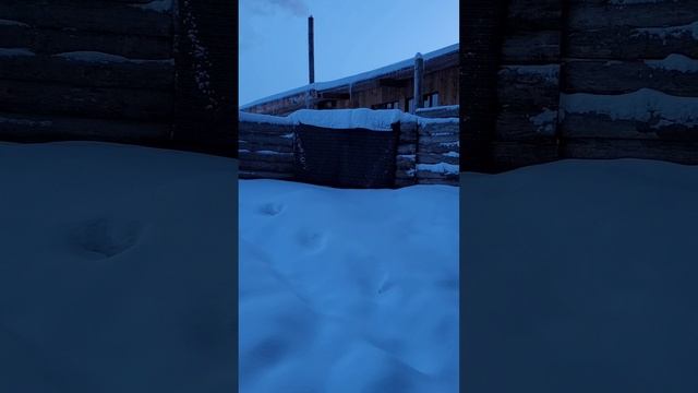 Зима в глухой деревне