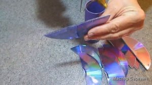 Как сделать мини вазочку своими руками. Поделки из DVD дисков