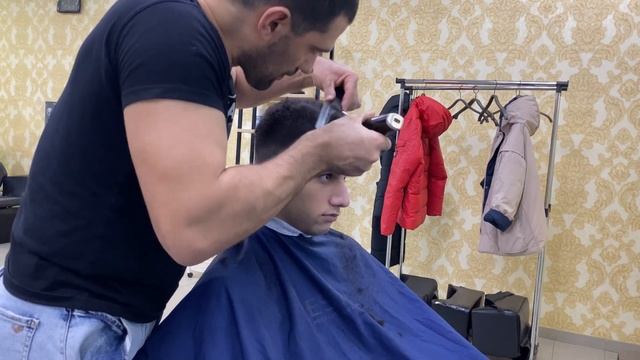 Мужская стрижка 395#стрижка?#короткая#смотри#haircut#hair☝️ смотреть онлайн