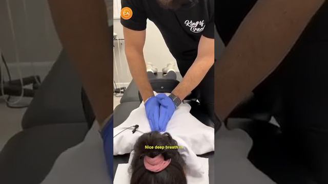 She can hear in COLOUR now! #asmrdoctor #chiropracticpatient #asmr #short #shorts