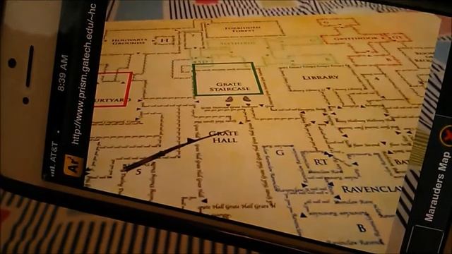 Marauder's Map Augmented Reality Game Design (Stage 2) смотреть онлайн