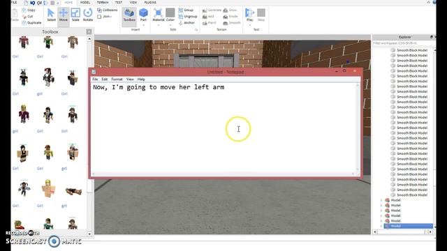 How to Change the position/move your model's parts On ROBLOX смотреть онлайн