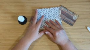 CHOP IT UP: More Ways To Use Patterned Paper! Let's Make a Vintage Library Mini Folio