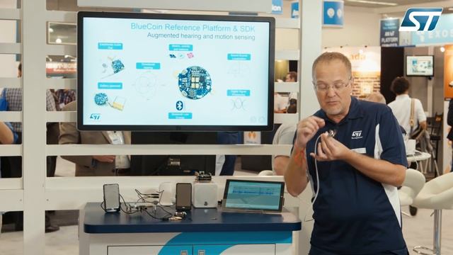 From Sensors 2016 show - BlueCoin, audio processing and BLE смотреть онлайн