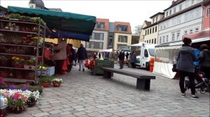 Рыночный день в Апольда. Германия. Поздние переселенцы.
