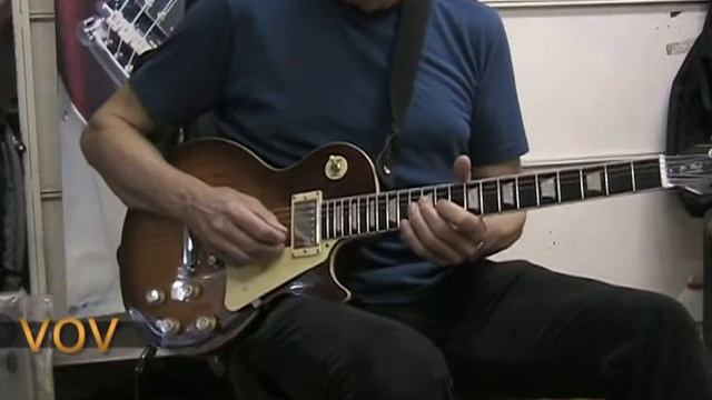 Великолепная гитара Gibson les paul standart (реплика VOV ) смотреть онлайн