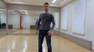 Клубные танцы для мужчин. Правильная работа колена.