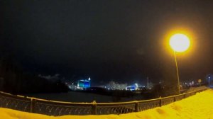 Слабые салюты на новый год (Сургут 01.01.2022)