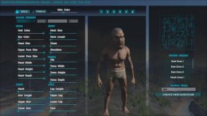 ARK Survival Evolved создаем персонажа.