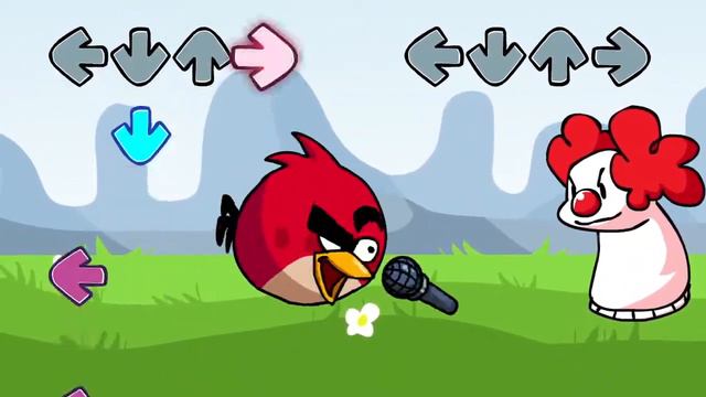 Friday Night Funkin' - CLOWFOE VS ANGRY BIRDS [Skinny Eggs] - [HARD] смотреть онлайн