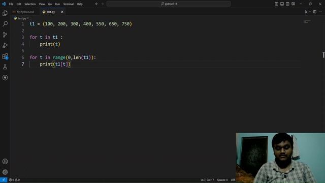 Python Tuple Data Structure смотреть онлайн
