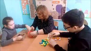 Фрагмент логопедического занятия