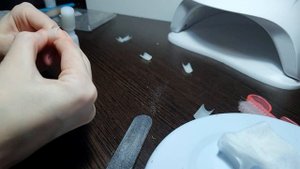 Делаю маникюр сама себе дома | Наращивание дома