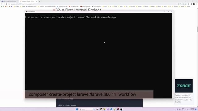 4. Laravel Installation