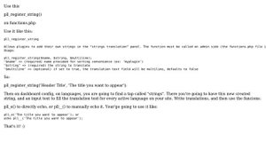 Wordpress: Custom strings for translation using Polylang plugin (2 Solutions!!)