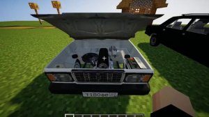 РУССКИЕ МАШИНЫ В МАЙНКРАФТ! | МОД НА РУССКИЕ МАШИНЫ В МАЙНКРАФТ!